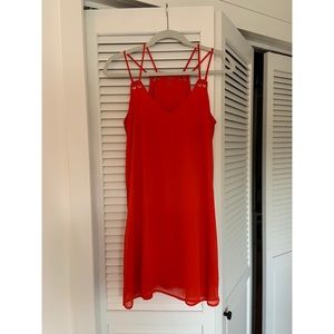Simple Red Dress